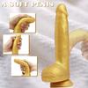 Силикагель Супер Кожа Силиконовый Реалистичный Фаллоимитатор Мягкая Присоска Большой Огромный Страпон Пенис Член Взрослые Секс-Игрушки для Женщин Женский Мастурбатор