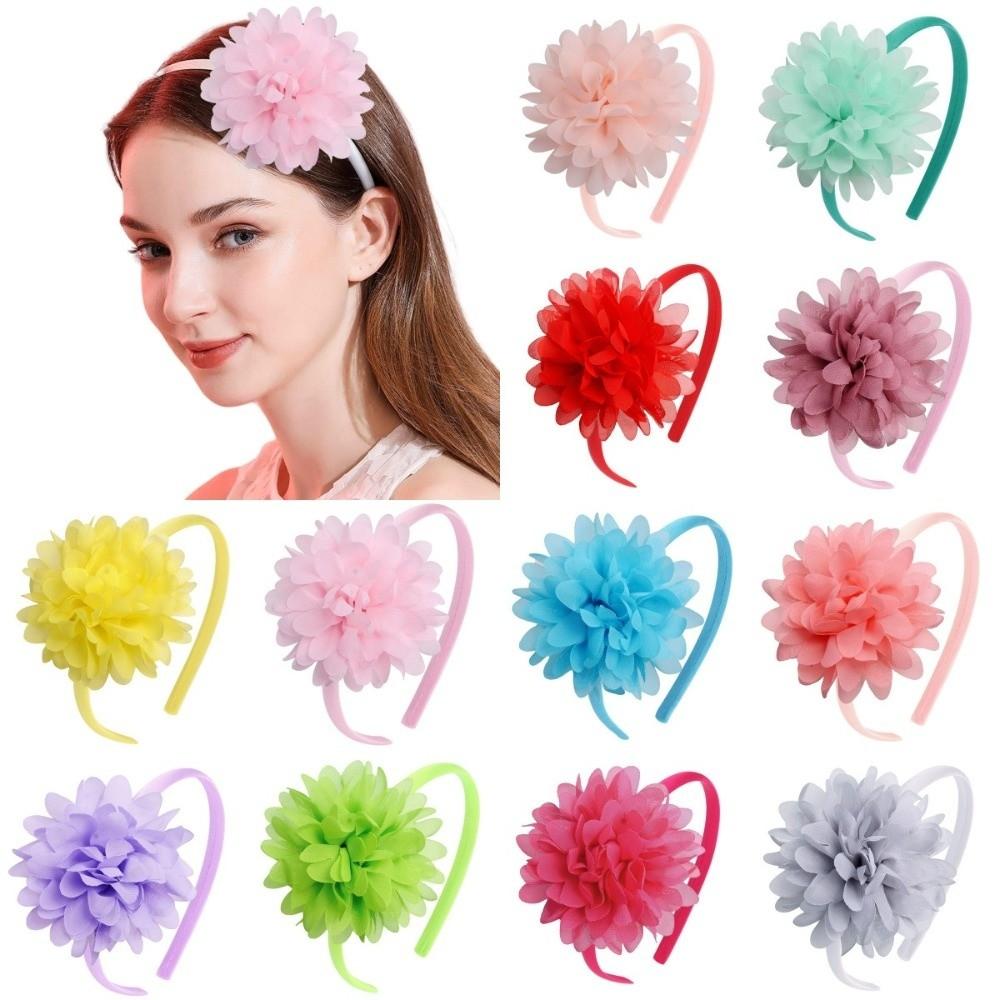 Big Flower Baby Headband Multi-Layers Hairband Fashion Accessory Hair Band Children Gifts