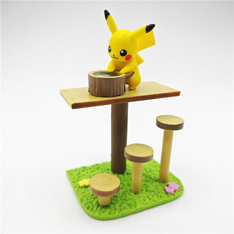 Adorable Pikachu Forest Sports Playground Miniature Scene Blind Box Collectible
