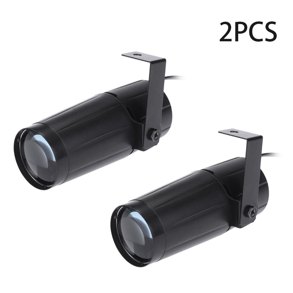 Total 10W LED White Beam Pinspot Light Spotlight Super Bright Lamp Mirror Balls DJ Disco Effect Stage Lighting for KTV Bar Club Party