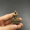 Sakyamuni Buddha Figurines Miniatures Antique Copper Dharma Master Statue Brass Decorations Desktop Ornament