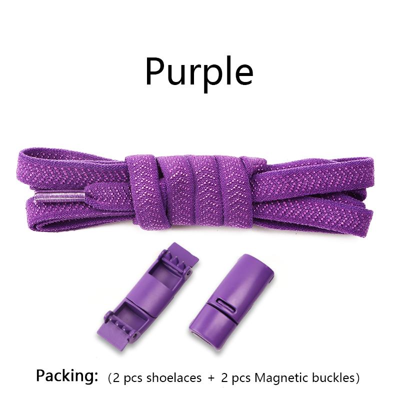 Шнурки без завязывания Магнитные шнурки Зажим Без завязывания Шнурки Плоские Эластичные шнурки для кроссовок Резиновые шнурки Эластичные шнурки