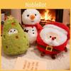 Festive Christmas Plush Doll With Pp Cotton Filling And Soft Crystal Material For Home And Party Decor