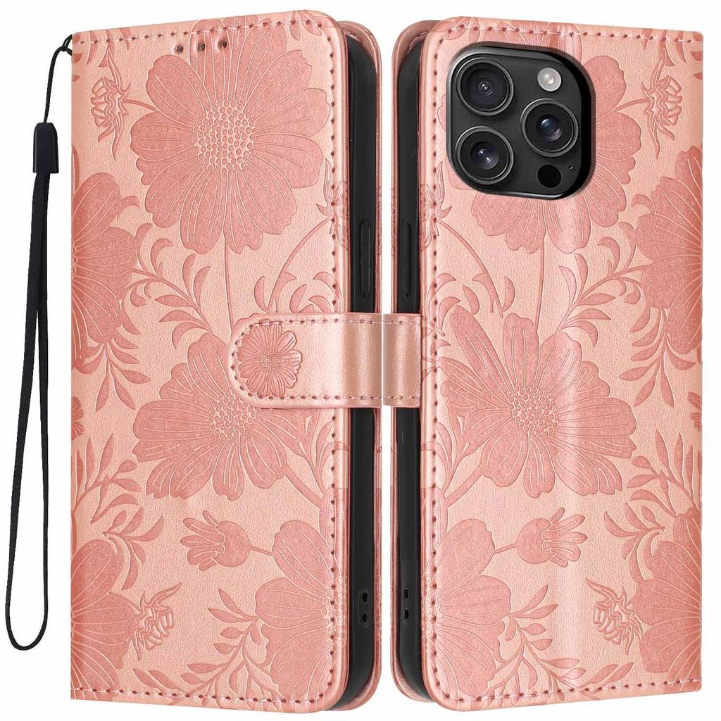 For iPhone 16 Pro Magnetic Case Carbon Fiber Texture Water Transfer PC Phone Cover