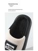 Men's Warm Cotton Slippers with Thick Non-Slip Sole for Autumn and Winter
