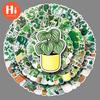 100 Green Plant Graffiti Stickers Cross-border Small Fresh Stickers DIY Phone Case Luggage Stickers Waterproof