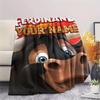 1PC Custom Name Ferdinand Patterned Flannel Blanket Suitable For All Seasons for Home Decor Warmth and Comfort Gifts Holiday Present