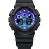 Casio Мужские часы G-SHOCK GA-100FL-1AJF [G-SHOCK Flame inside Series] Круглые часы из черной смолы