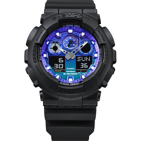 Casio Мужские часы G-SHOCK GA-100FL-1AJF [G-SHOCK Flame inside Series] Круглые часы из черной смолы