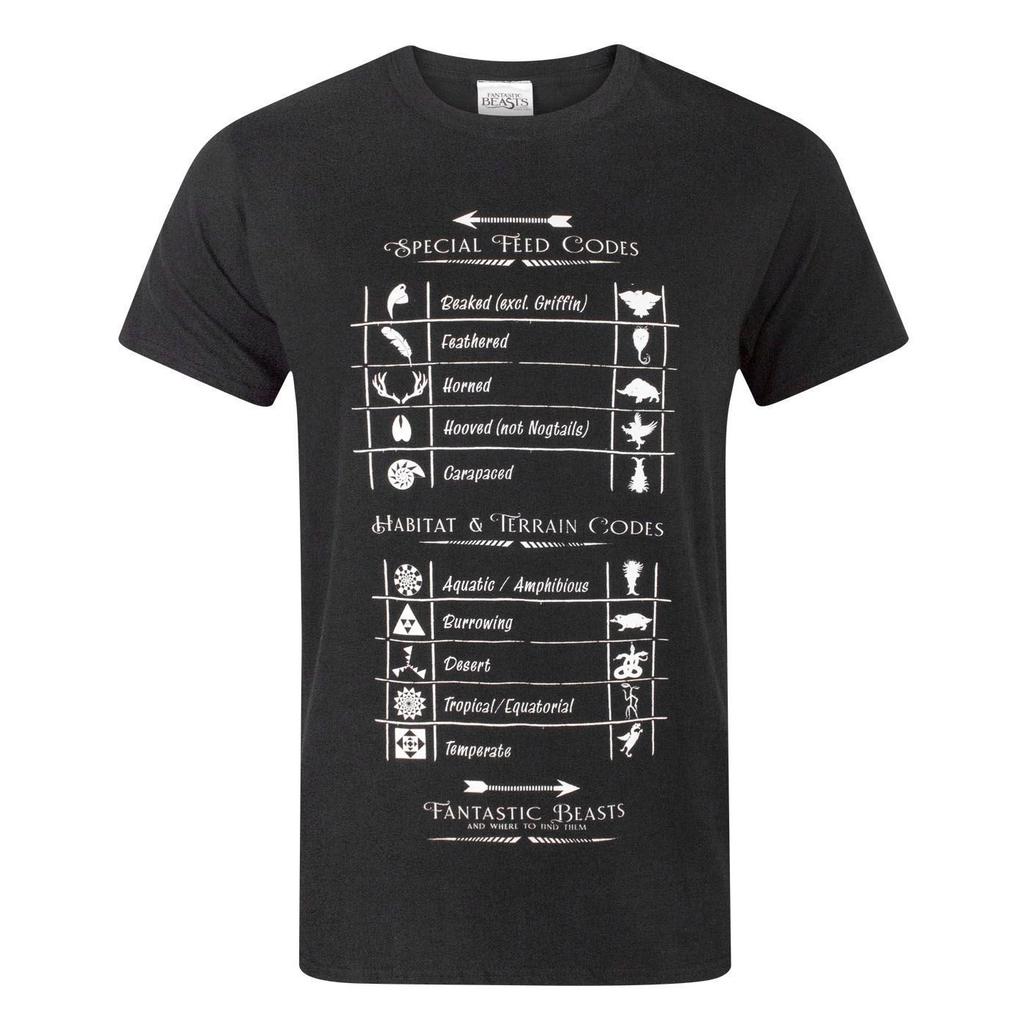 Fantastic Beasts And Where To Find Them Mens Special Feed Codes T-Shirt
