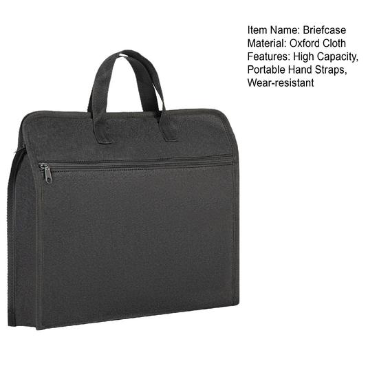 Office Tote Bag Large Capacity Items Storage Unisex Business Briefcase Laptop Bag for Outdoor