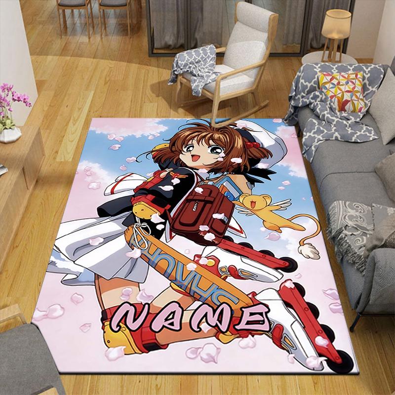 Custom 1Pc Cardcaptor Sakura Spellbound Rug Office Carpet Indoor Outdoor Entrance Doormat Nonslip Soft And Comfortable Living Room D2915261