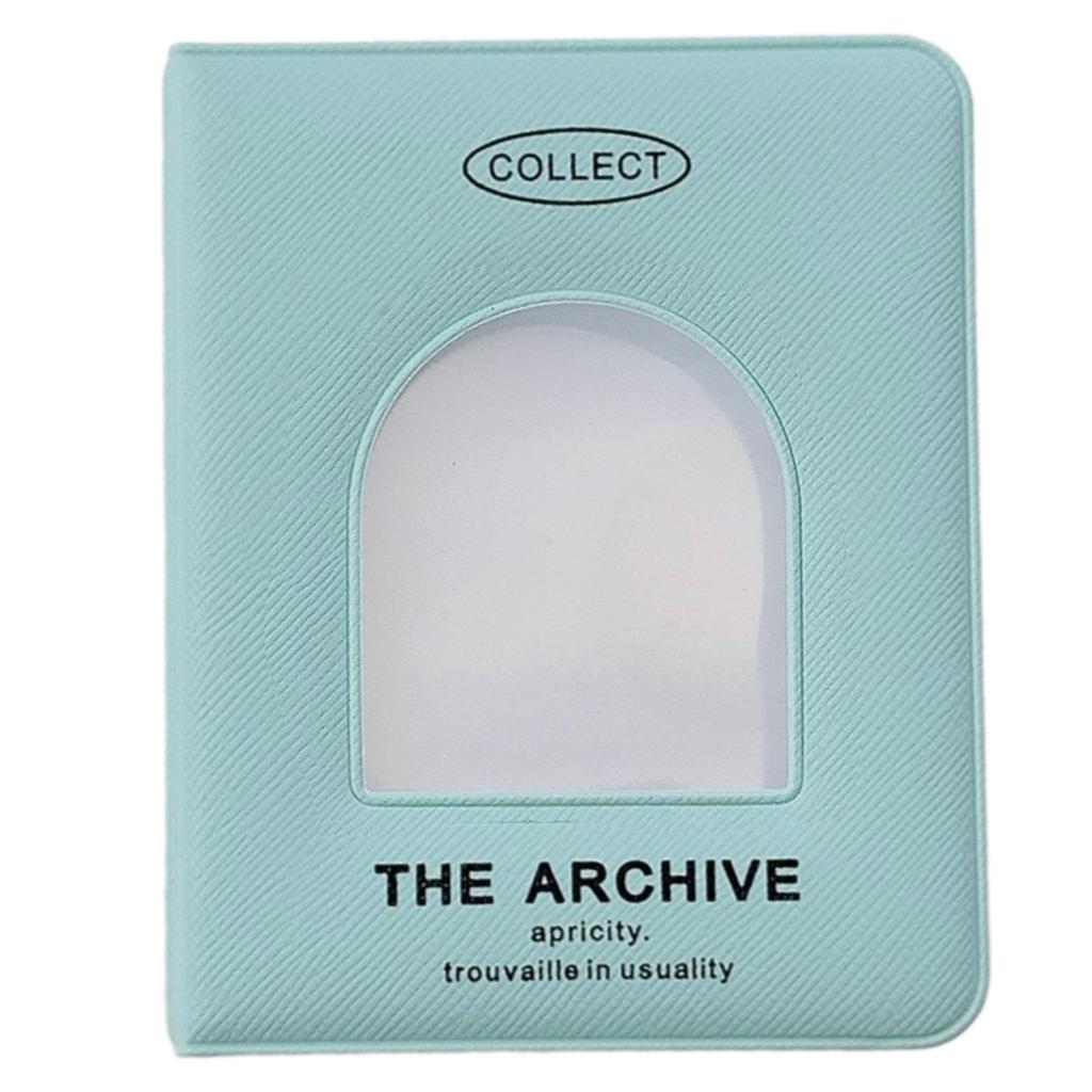 Mini Card Holders Album 40 Pocket Collection Photocard Book for Kids and Adults Portable Photo Binder with Clear Sleeves