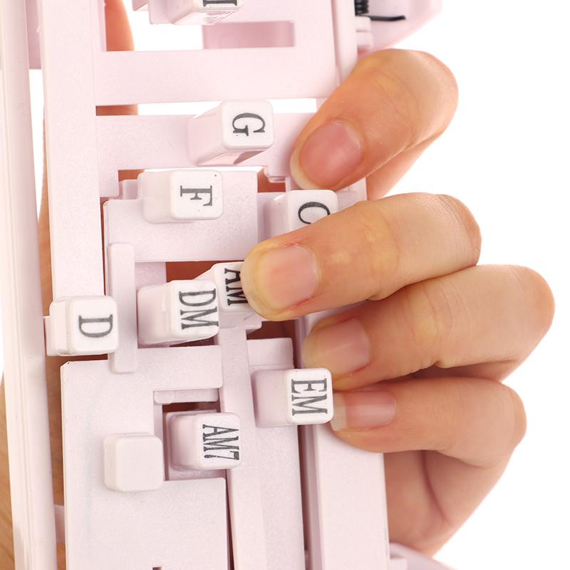 Guitar Aid Тренажер аккордов Приспособление для зажима аккордов гитары Инструмент для начинающих Обучающий инструмент Помощь в обучении игре на гитаре Инструмент Аксессуары