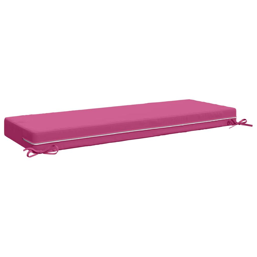 Seat Cushion SOEST 100percent Polyester Pink 120 x 40 x 10 cm
