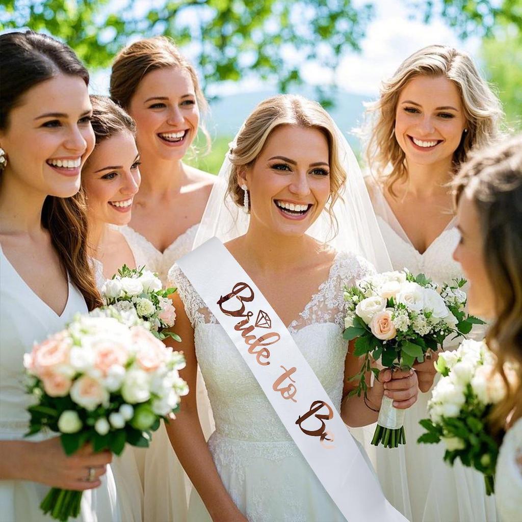 Трансграничный свадебный плечевой набор: Команда Невесты Девичник Ленты и Повязки