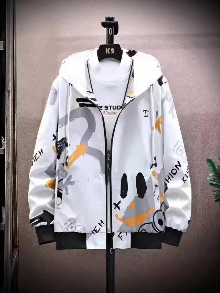 Бархатная толстовка для подростков, осень/зима - Стильная, свободного кроя куртка