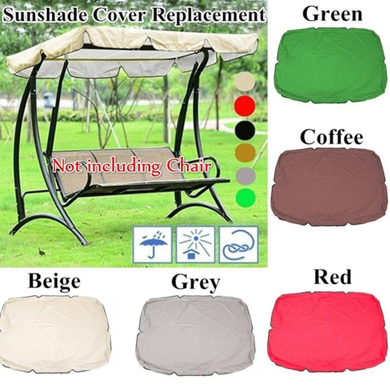 Anti-uv Swing Seat Canopy Cover With Bandages For Outdoor Use