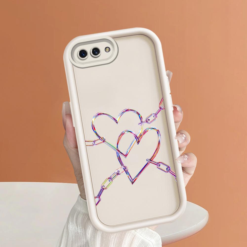 Мягкие силиконовые квадратные лестницы с мультяшным узором, полное покрытие, защита камеры, противоударный чехол для OPPO Reno Realme OnePlus