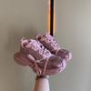 2025 New Old Paris Platform Casual Sports Shoes Dad Shoes Women's Height Increase Breathable Running Shoes Versatile Pink