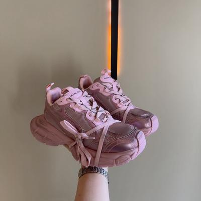 2025 новый старый Париж платформа повседневная спортивная обувь папы обувь женские увеличивающие рост дышащие кроссовки универсальные розовые