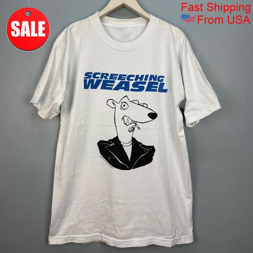 Screeching Weasel Панк-группа 90-х Подарок для фанатов Унисекс Футболка Унисекс Футболка