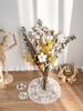 Dried Flower Bouquet: Real Baby's Breath & Eucalyptus for Everlasting Decorative Ornaments in Living Room