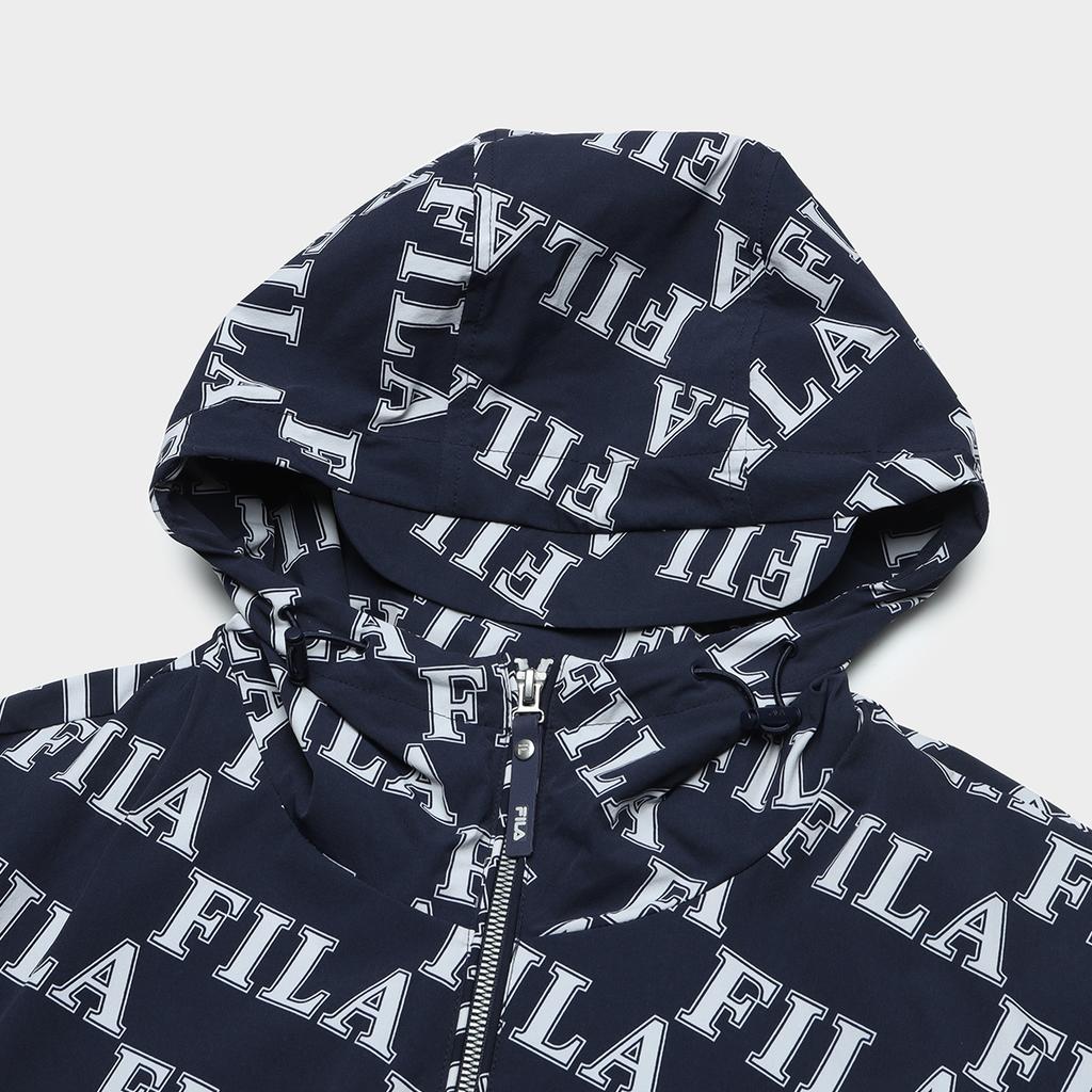 Fila Мужская повседневная тканая куртка с капюшоном и логотипом F11M419704F-ZB