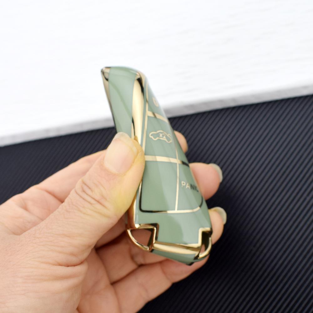 5 кнопок ТПУ чехол для смарт-ключа автомобиля для Jeep Renegade Frand Cherokee Dodge Journey Charger Chrysler 200 300 300 корпус брелок
