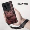 (Comes with Wrist strap)IBMRS [Anti-Scratch Dual Coating] for Vivo iQOO 12 Pro Camo Case,  Clear Hard Back Shockproof Advanced Protective Cover