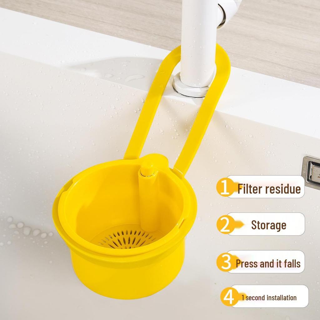 Многофункциональная съемная корзина-фильтр для слива кухонной раковины