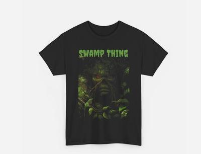 Унисекс Футболка с изображением Swamp Thing из фильма и комиксов