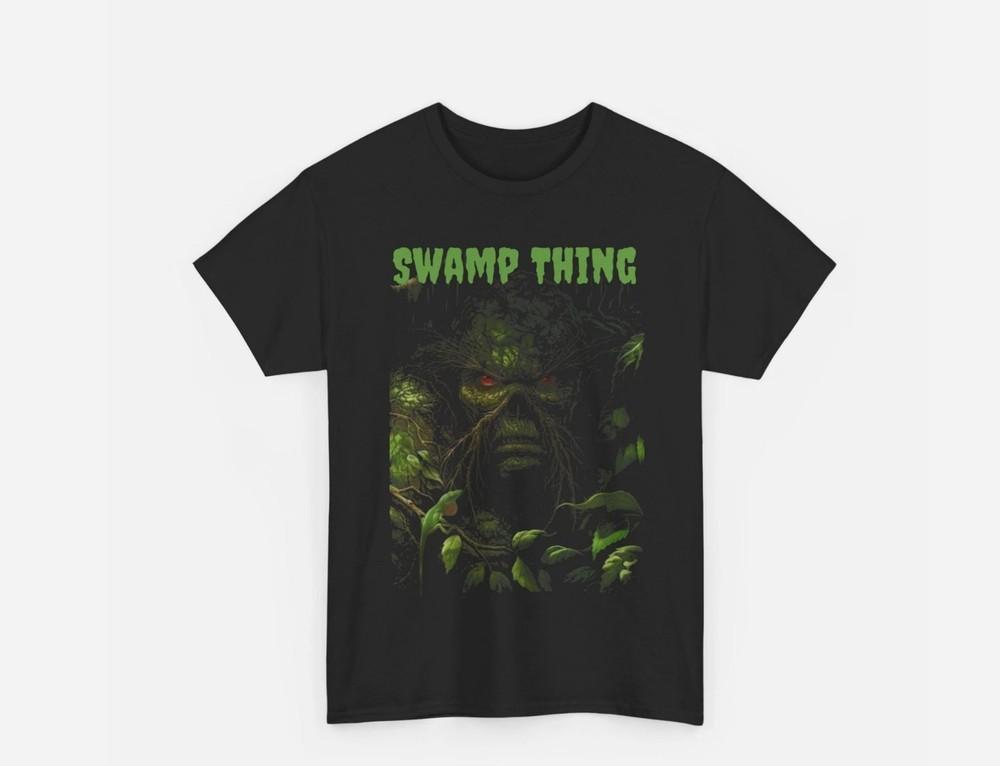 Унисекс Футболка с изображением Swamp Thing из фильма и комиксов