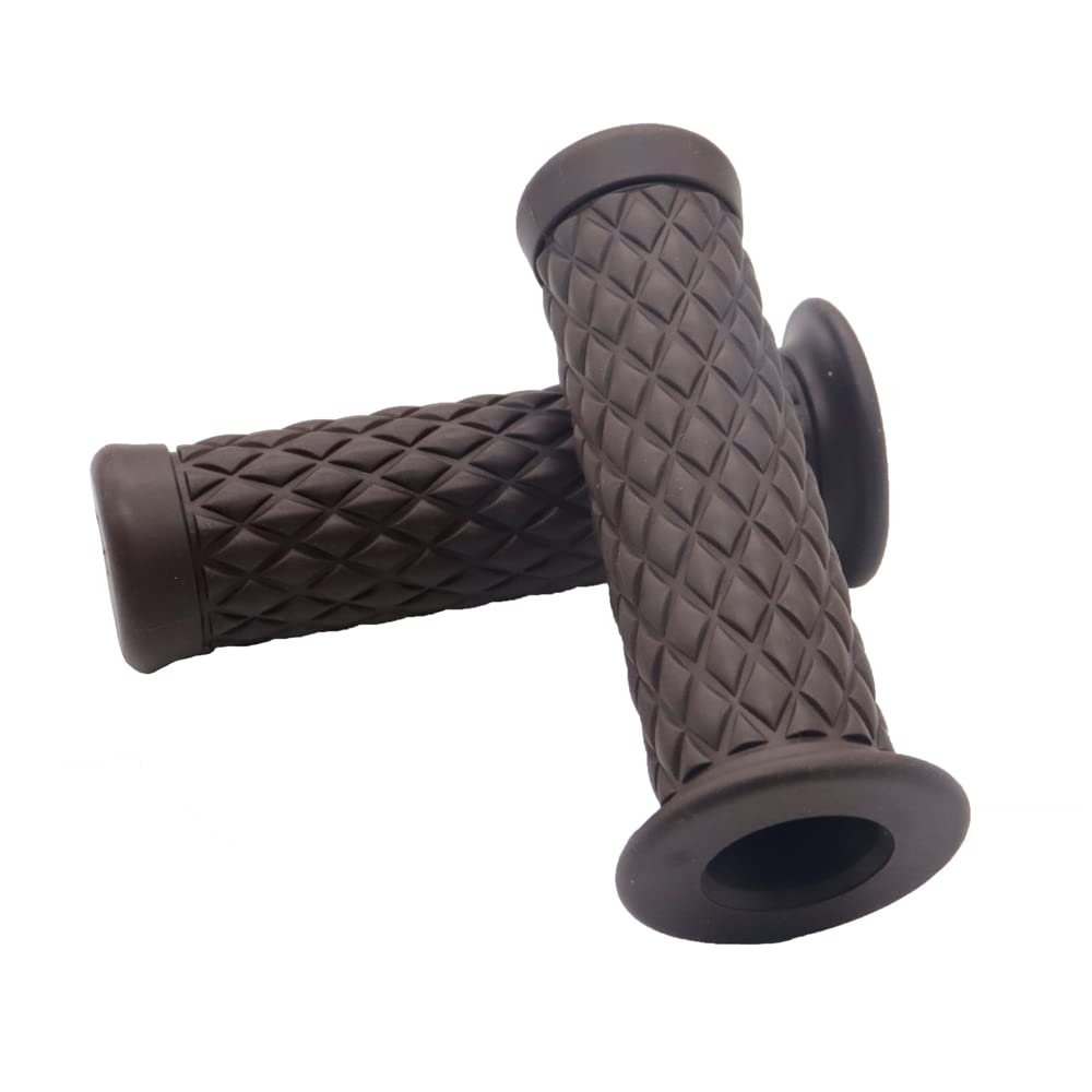 HLJSDZ Retro Classic Bike Grips Bar Vintage Scooter Accessories for Harley Yamaha Motorcycle Handlebars Cafe Racer Motogrip
