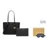 Michael Kors MK Charlotte Logo Zip Closure Three-In-One Tote Bag Women tote bags Black 35R3GCFT3T-BLACK