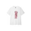 Uniqlo Унисекс Футболка с коротким рукавом Белая с принтом Розовой куклы X Kaws UQ422017000