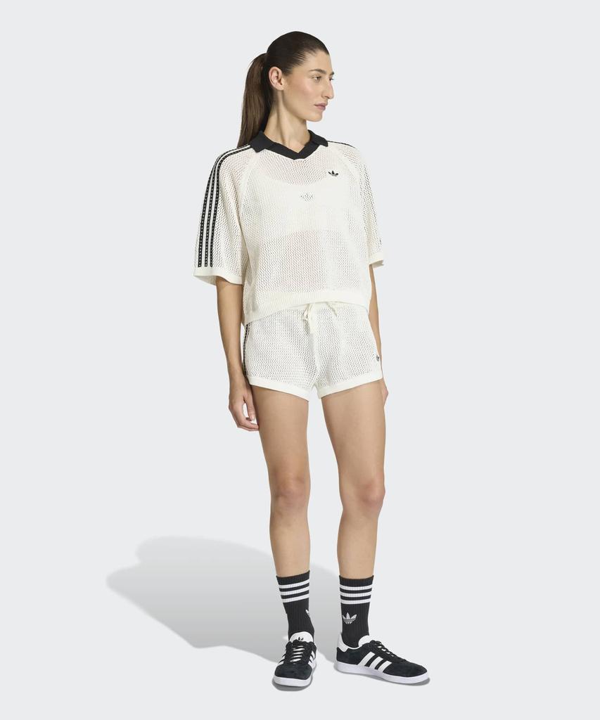 adidas Вязаные крючком шорты - Белый / Kc6477