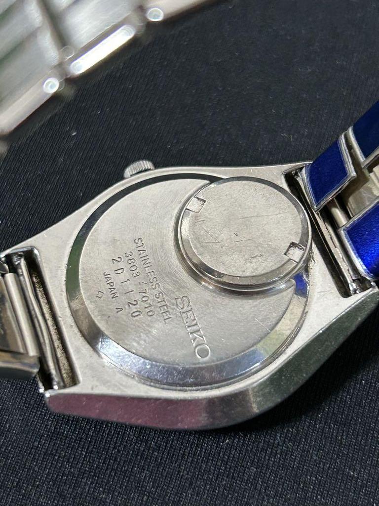 [Б/У] Винтажные кварцевые часы Seiko 38 в рабочем состоянии