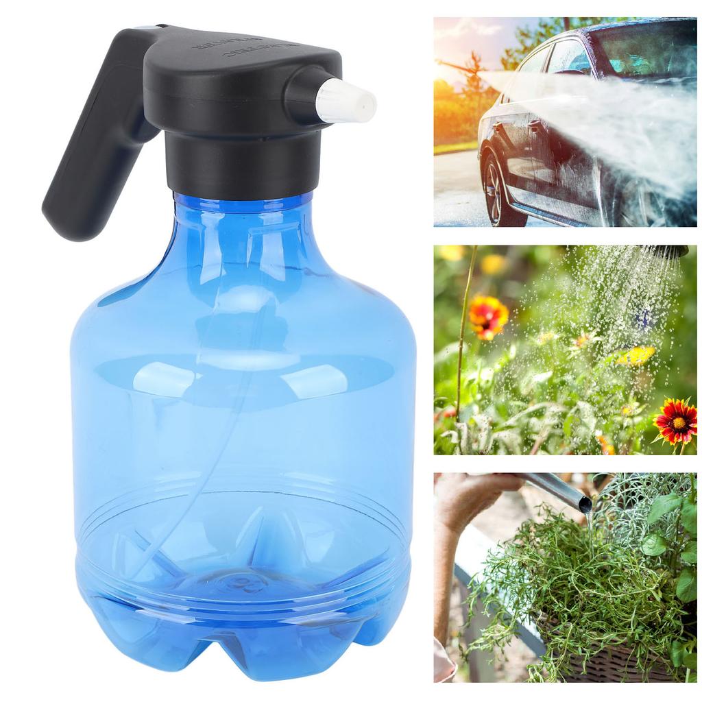 3L Electric Spray Bottle Rechargeable High Pressure Cleaning Spray Can for Watering Flowers Garden Cleaning