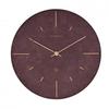 Interval Resin Wall Clock 30cm - Amethyst & Gold