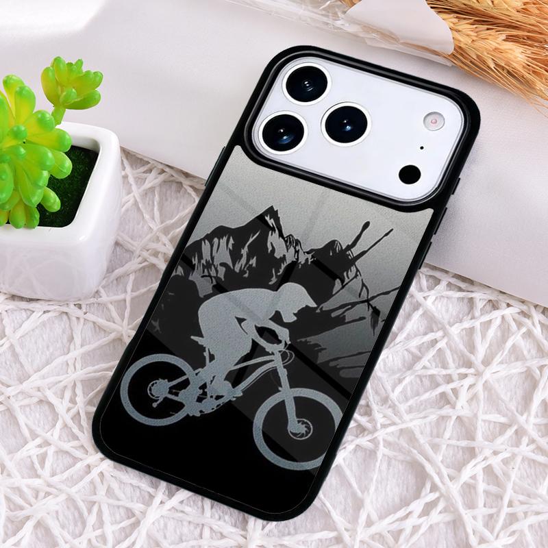 Cycling Bike Phone Case for iPhone 17 Air 16 15 11 12 14 13 Pro Max Shockproof Cover