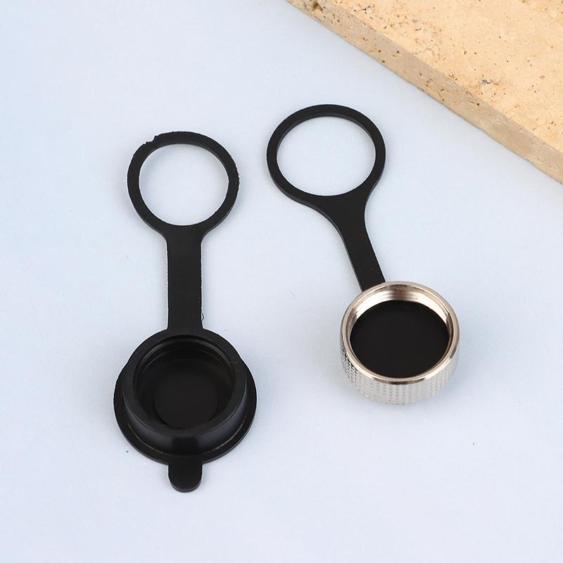 1 пара заглушек для разъема GX16, водонепроницаемые, пылезащитные, резиновые, металлические колпачки, защитные гильзы для круглого разъема