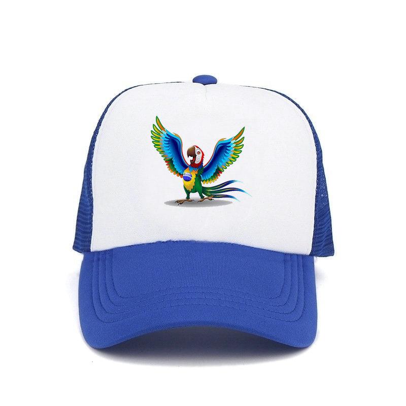 Men Women Football Brazil Team Snapback Cap 2018 Brazil Fan Soccer Sports Cap Yellow Green Brazil National Parrot Flag Hat YY456