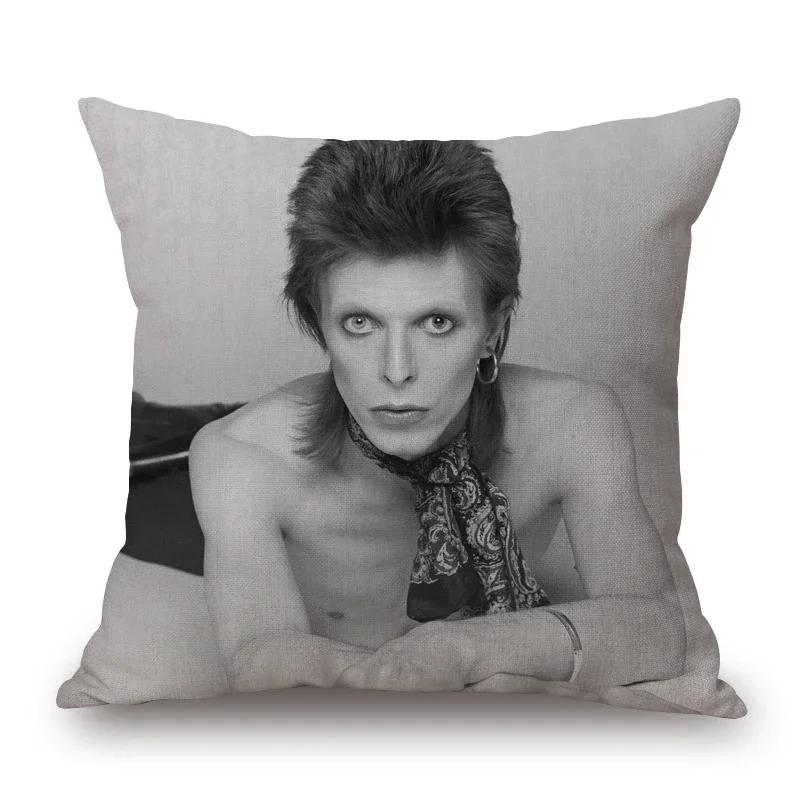 Масляная живопись Портреты Давида Принт Наволочка для подушки Музыкальная галерея Искусство Декоративная наволочка для диванной подушки