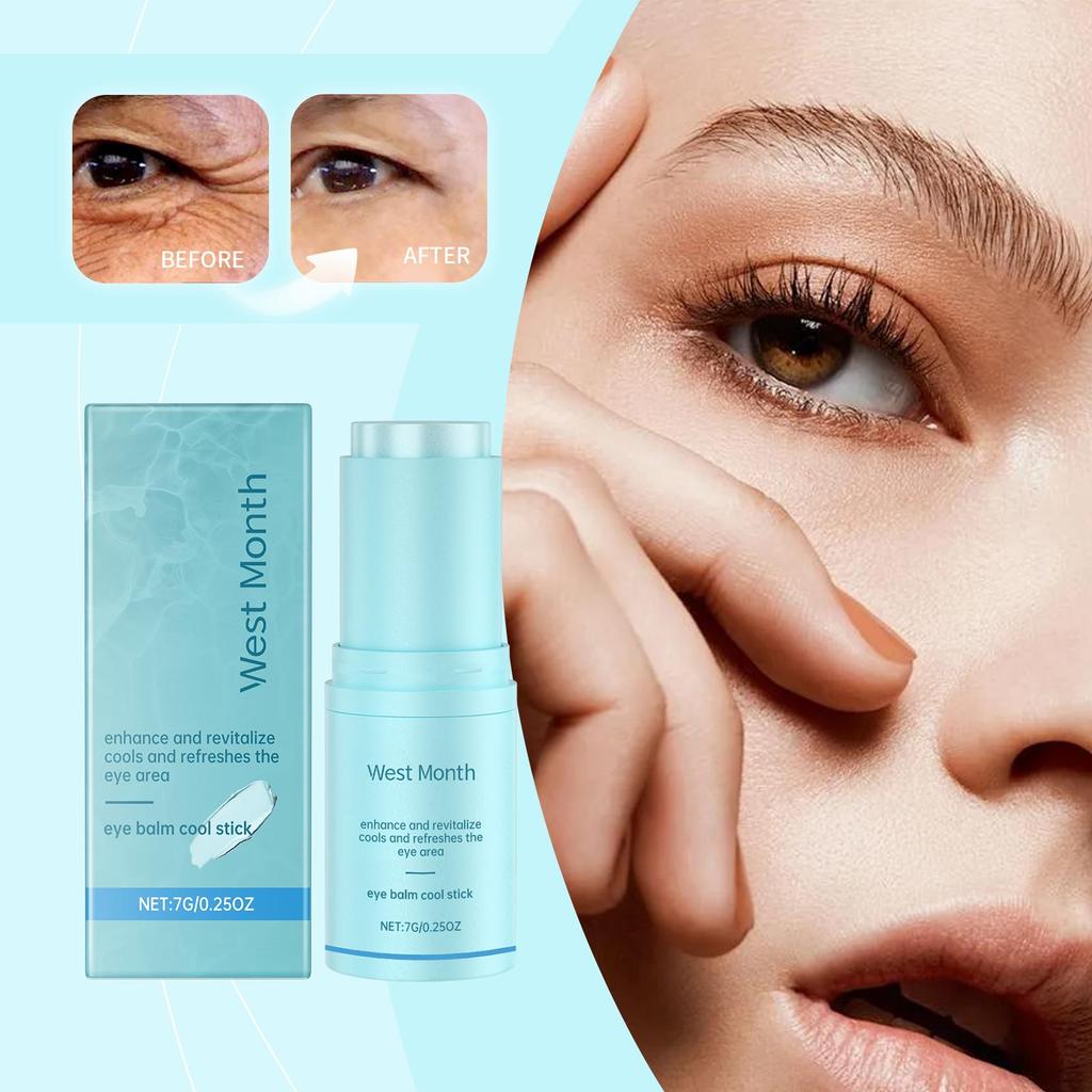 West&Month Eye Care Stick Gently Nourishes and Moisturizes Brightens the Eye Area Reduces Fine Lines and Dark Circles For Use Around the Eyes 7g