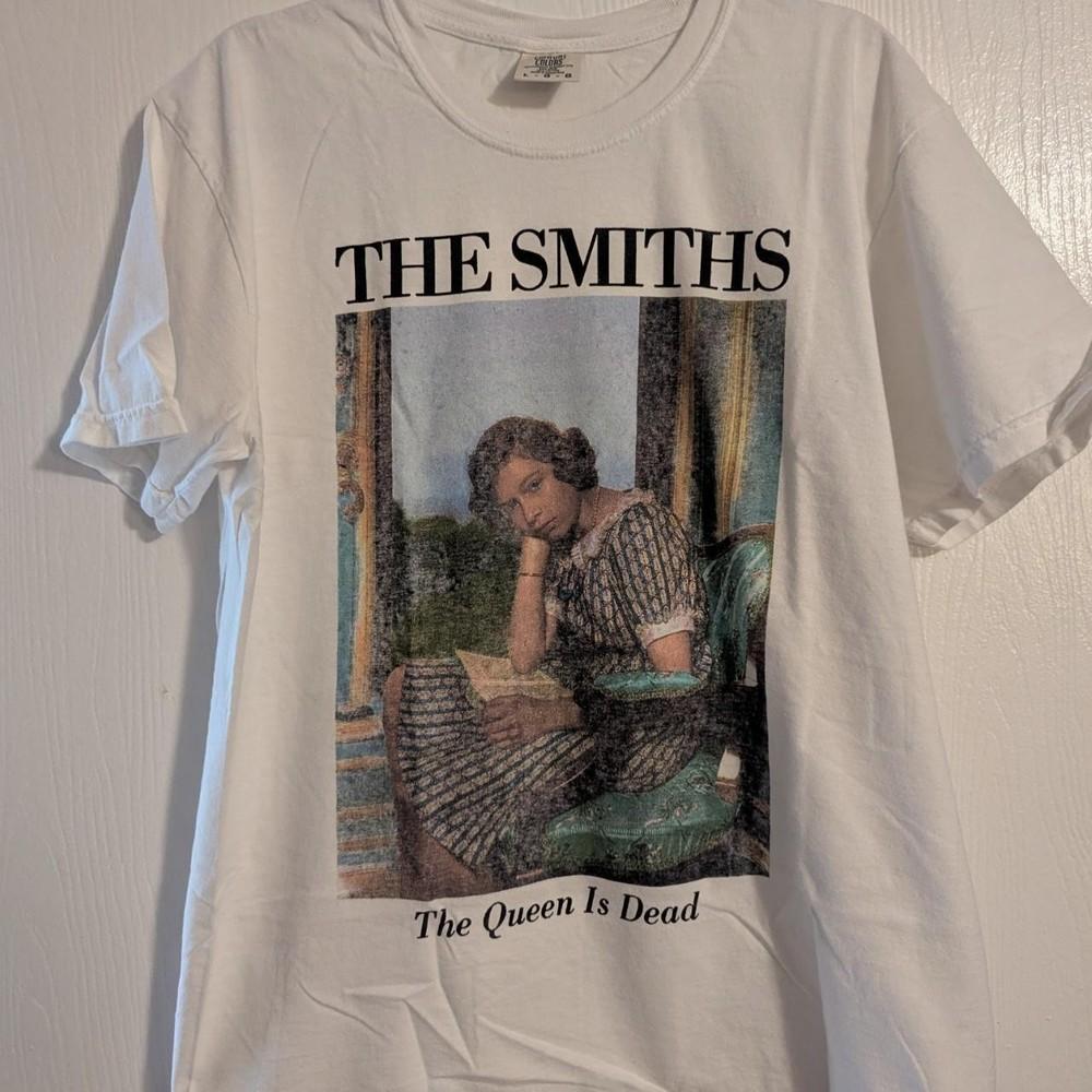 The Smiths - The Queen is Dead - Футболка Белая перепечатка AN47722 Унисекс Футболка
