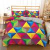 3D Building Block Pattern Duvet Cover Set Bedroom Polyester Quilt Cover Bedding Set With Pillowcase Home Decor King Queen Size