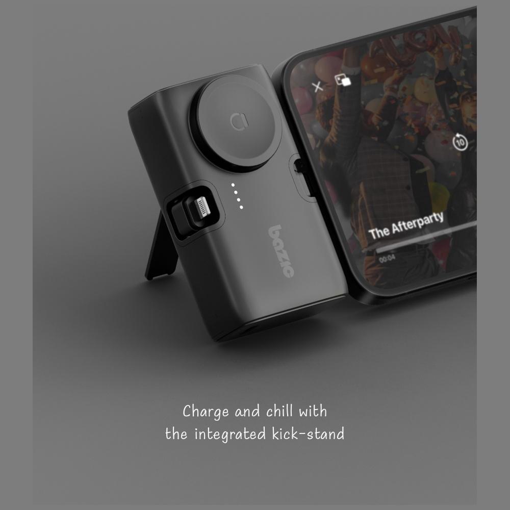 PowerBank 3w1 Bazic Koda 5000mAh PD20W   USB-C/Lightning czarny