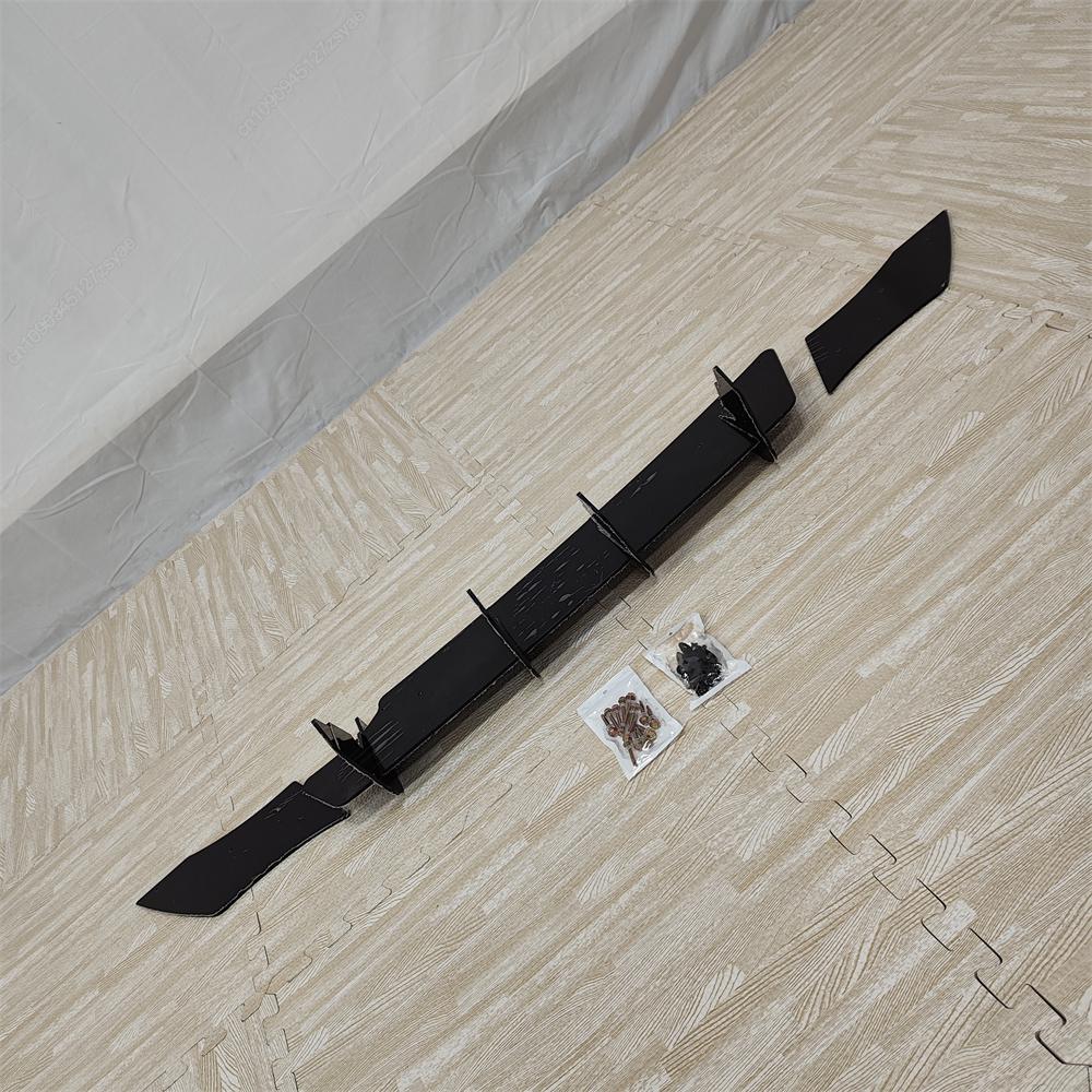 Rear Bumper Lip Spoiler Diffuser Splitter Lip Side Protector Body Kit For VW Polo MK6.5 Base Standard Version 2022-2024 Tuning