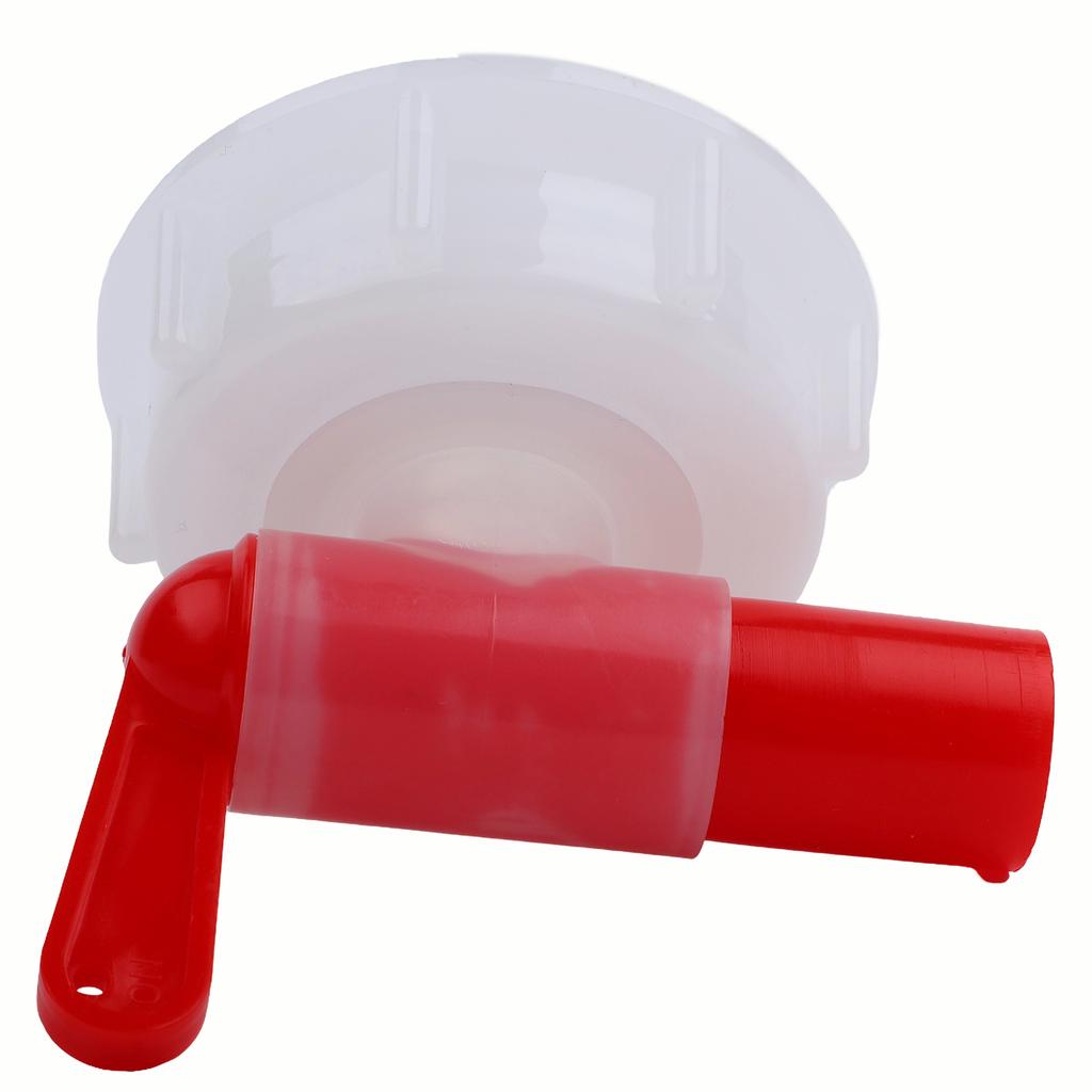 Outlet Tap Dosing Tap DN61 61mm Horticultural Plant Nutrient Solution Faucet Red White Plastic Faucet Watering Tap